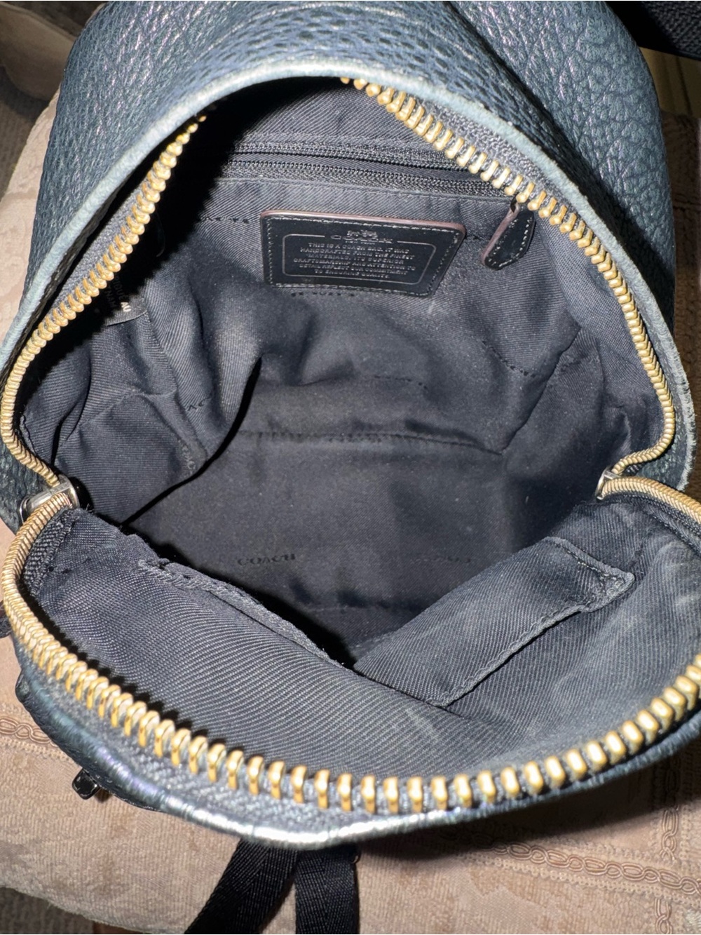 COACH Mini Campus Backpack - Picture 9 of 11
